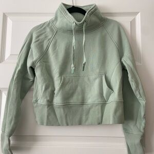 Amazon Core 10 Mint green funnel neck hoodie xs